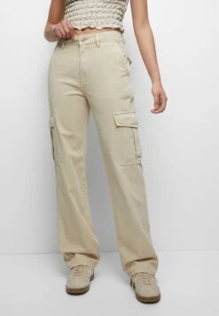 PULL & BEAR Pocket- Cargobroek - Ochre