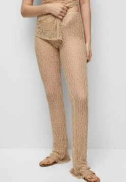 PULL & BEAR Long - Broek - Ochre
