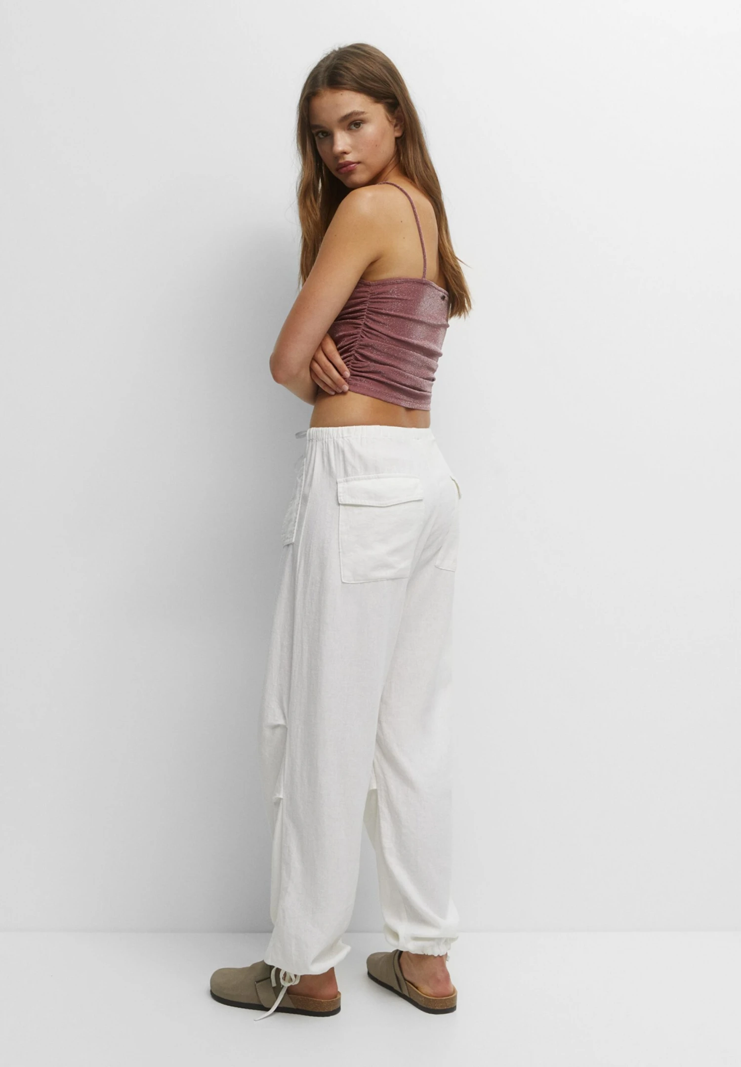 PULL & BEAR Party - Top - Berry - Afbeelding 3