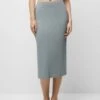 PULL & BEAR Midi - Kokerrok - Blue Grey