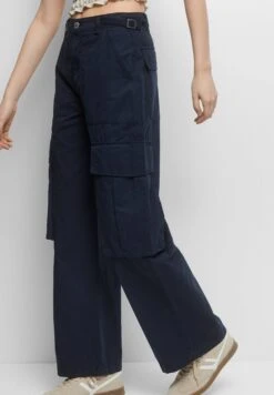 PULL & BEAR Maxi - Cargobroek - Dark Blue