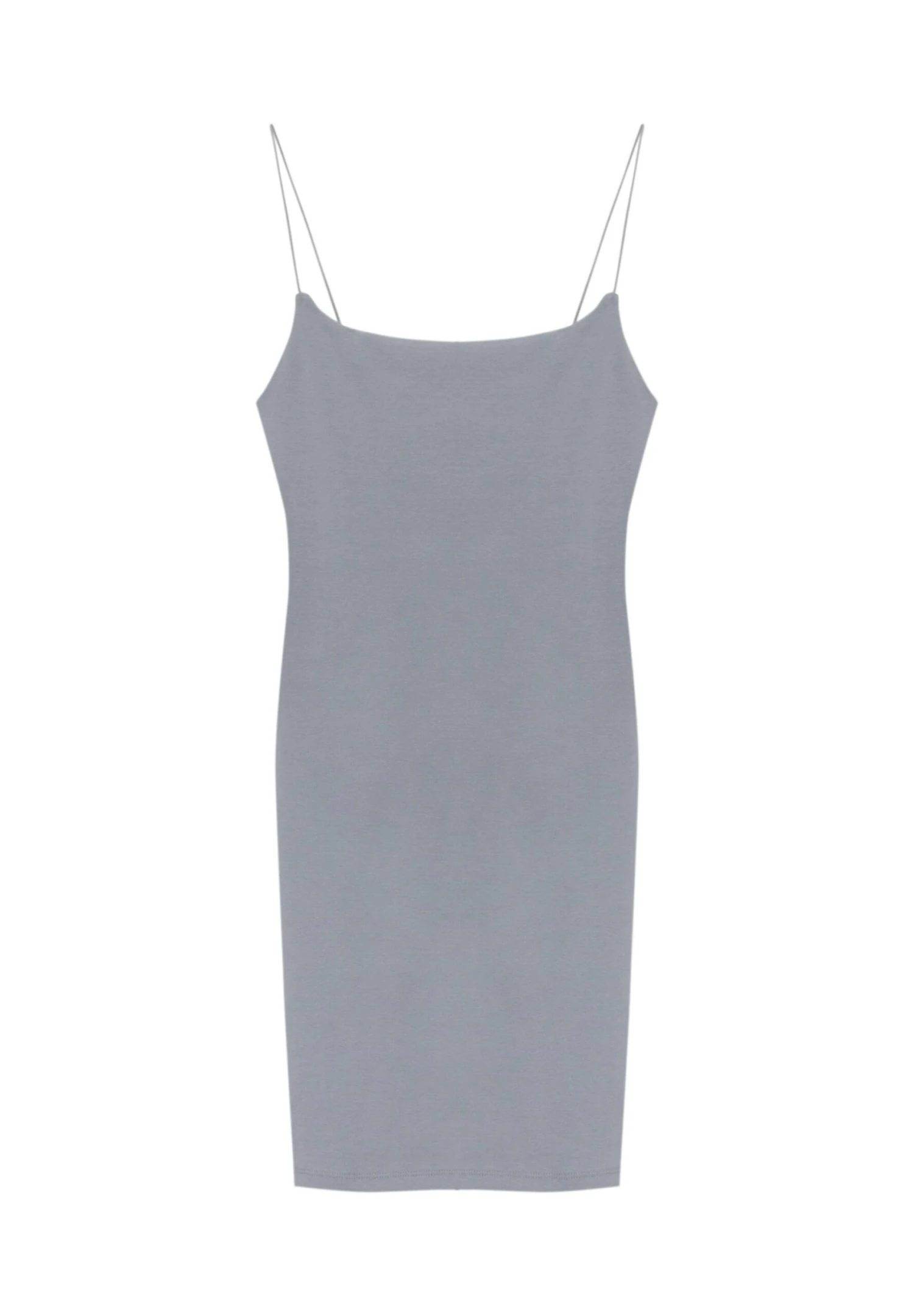 PULL & BEAR Short With Thin Straps- Jurk - Grey - Afbeelding 5