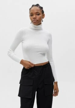 PULL & BEAR Turtleneck - Trui - White
