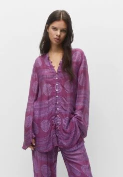 PULL & BEAR Printed Kaftan - Jurk - Lilac