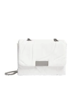 PULL & BEAR Gesteppte Umhänge - Schoudertas - White