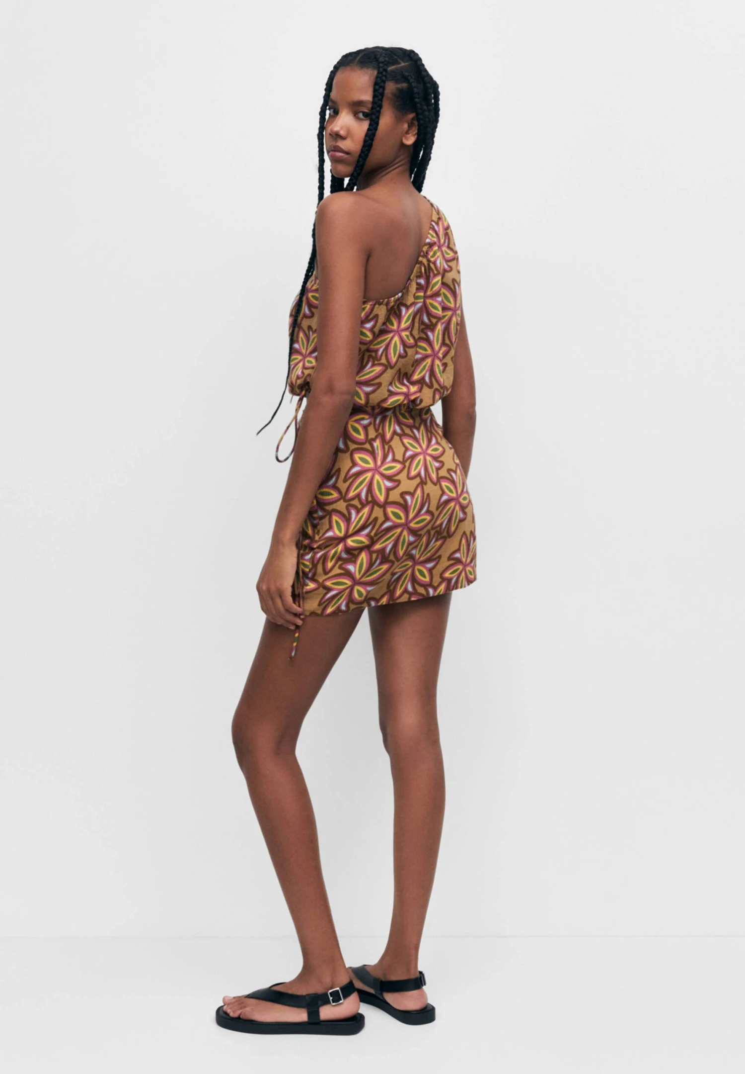 PULL & BEAR Floral - A-Lijn Rok - Multicoloured - Afbeelding 3