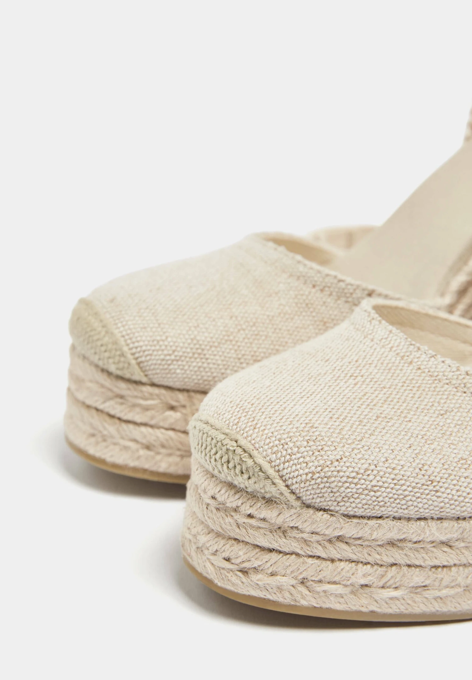 PULL & BEAR Tie-Up - Sandalen Met Hoge Hak - Nude - Afbeelding 5