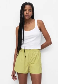 PULL & BEAR Basic Bermuda- Shorts - Light Yellow