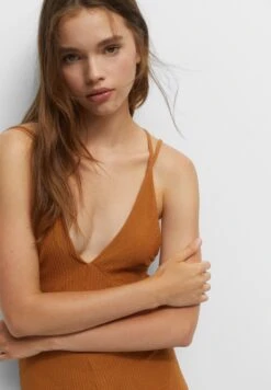 PULL & BEAR Long - Jumpsuit - Bronze