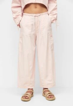 PULL & BEAR PoplinWith Pockets - Broek - Pink