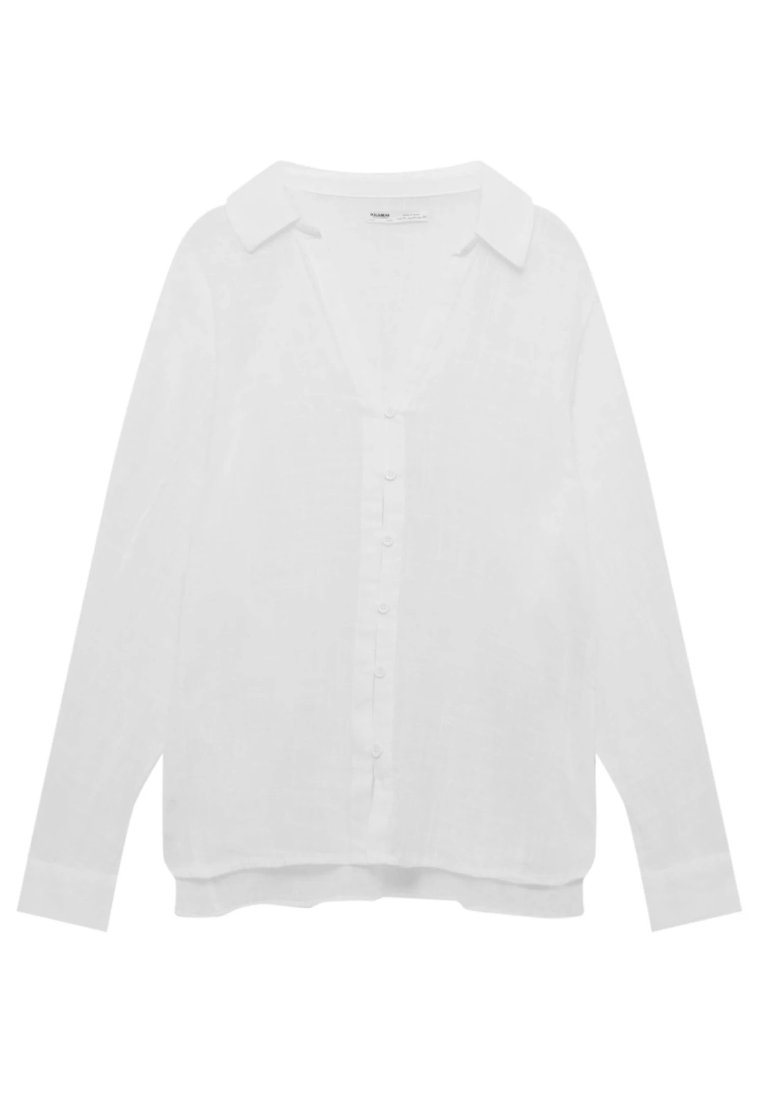 PULL & BEAR Rustic- Overhemdblouse - White - Afbeelding 5