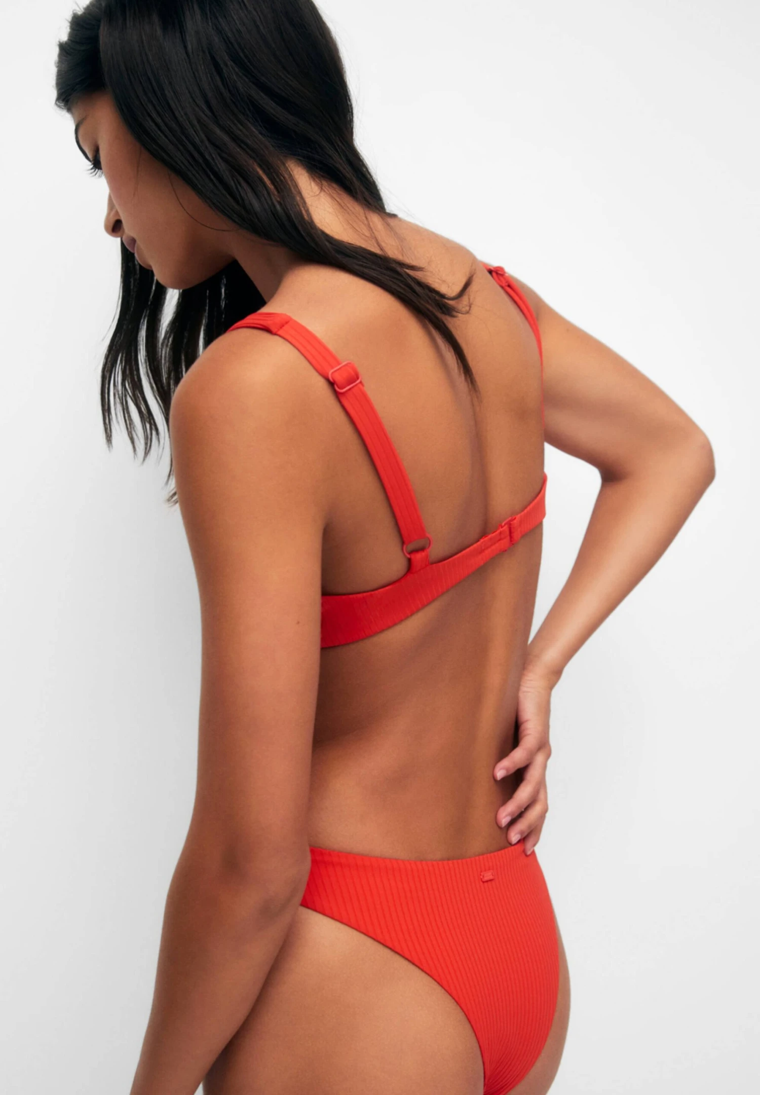 PULL & BEAR Basic U Fit- Bikinibroekje - Red - Afbeelding 3