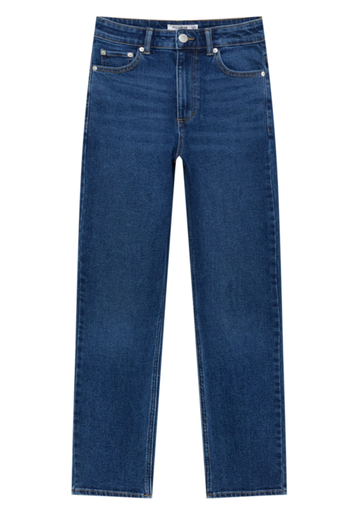 PULL & BEAR High Waist Mom - Slim Fit Jeans - Dark Blue - Afbeelding 8