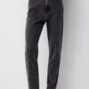 PULL & BEAR Mom - Jeans Tapered Fit - Dark Grey