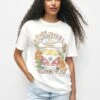 PULL & BEAR Volkswagen Caravan - T-Shirt Print - White