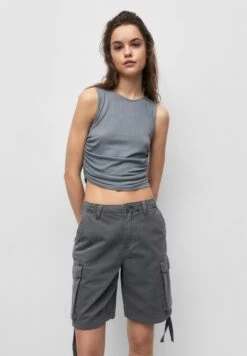 PULL & BEAR Bermuda- Shorts - Dark Grey