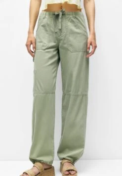 PULL & BEAR Fine - Broek - Khaki