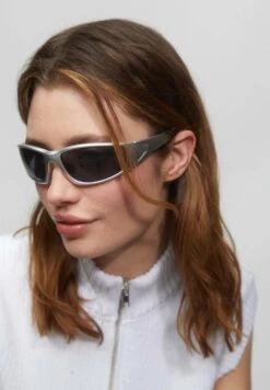 PULL & BEAR Cycling - Zonnebril - Silver Coloured