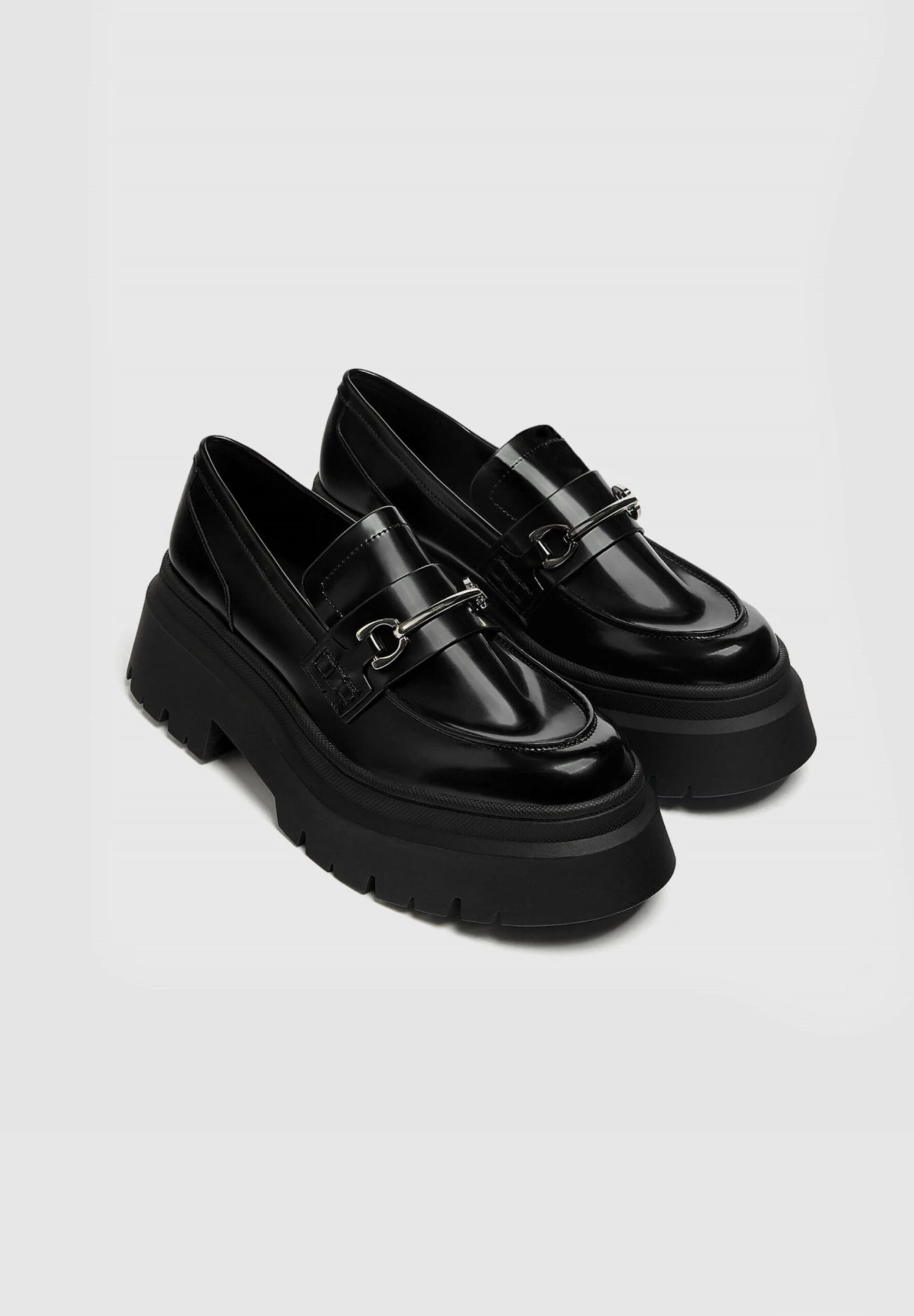 PULL & BEAR Mocassins - Black - Afbeelding 2