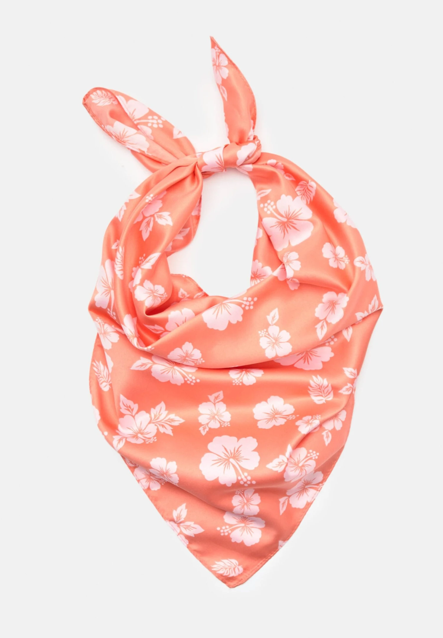 PULL & BEAR Hawaiian Floral - Sjaal - Coral - Afbeelding 5