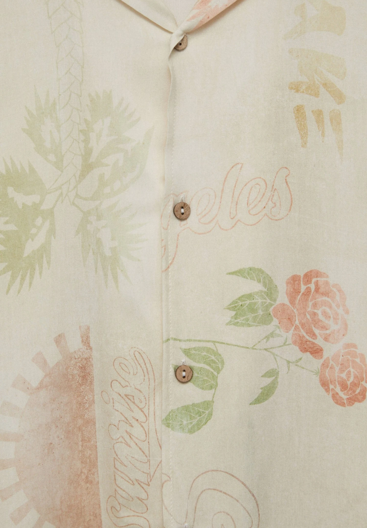 PULL & BEAR Print- Overhemd - White - Afbeelding 8