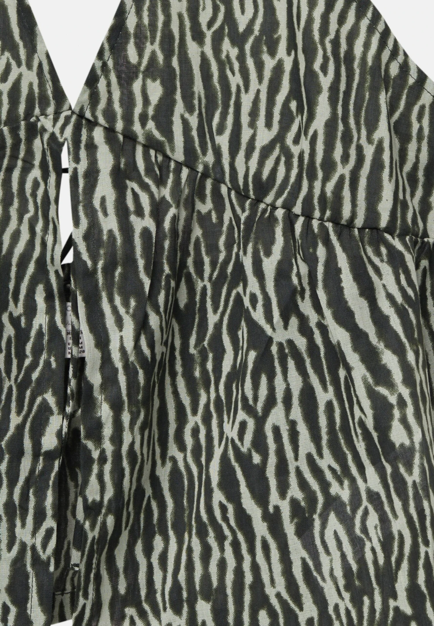 PULL & BEAR Tie-Dye Print - Top - Khaki - Afbeelding 6