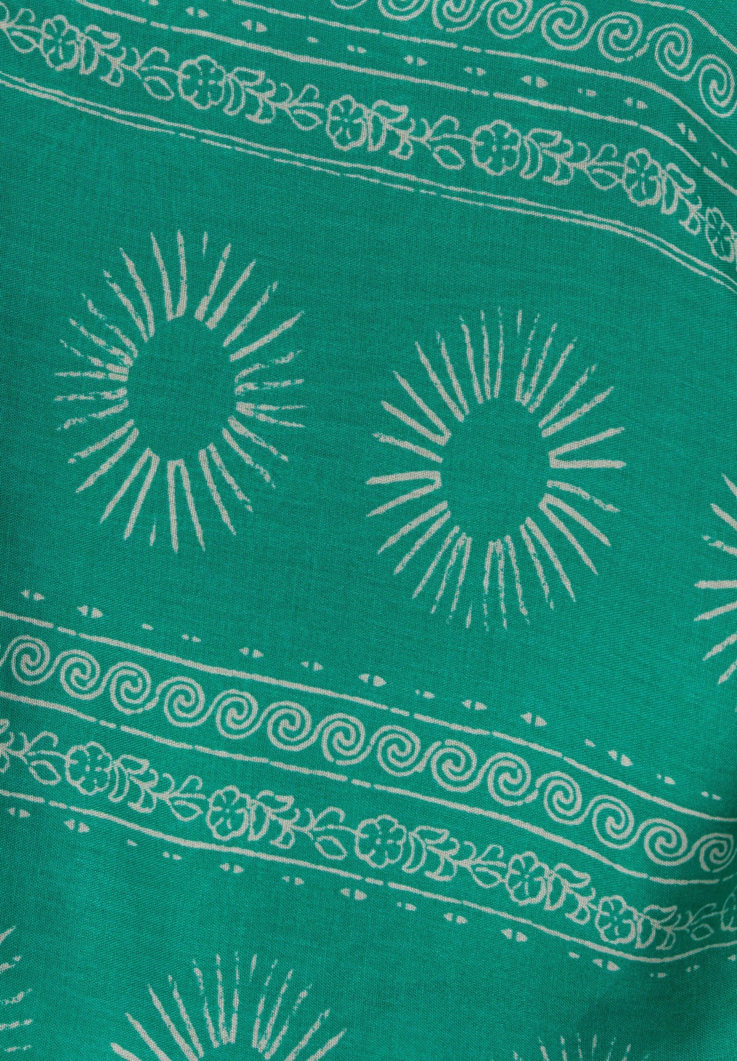 PULL & BEAR Printed - A-Lijn Rok - Green - Afbeelding 6