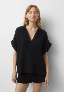 PULL & BEAR With Collar - Blouse - Black