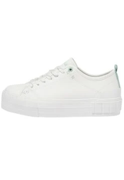 PULL & BEAR Basic Casual - Sneakers Laag - White