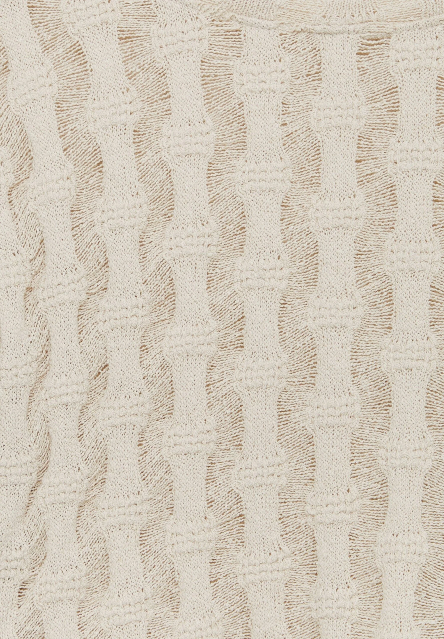 PULL & BEAR Cropped Open - Trui - Stone - Afbeelding 6