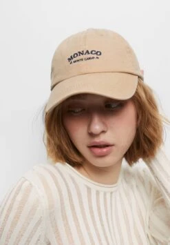 PULL & BEAR Faded With Slogan - Pet - Beige