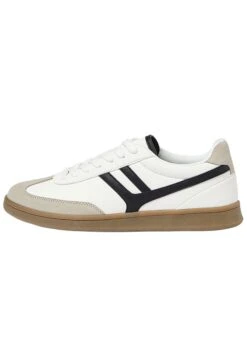 PULL & BEAR Mit Kontrasten - Sneakers Laag - White