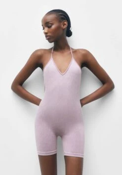 PULL & BEAR Seamless Halter - Jumpsuit - Lilac