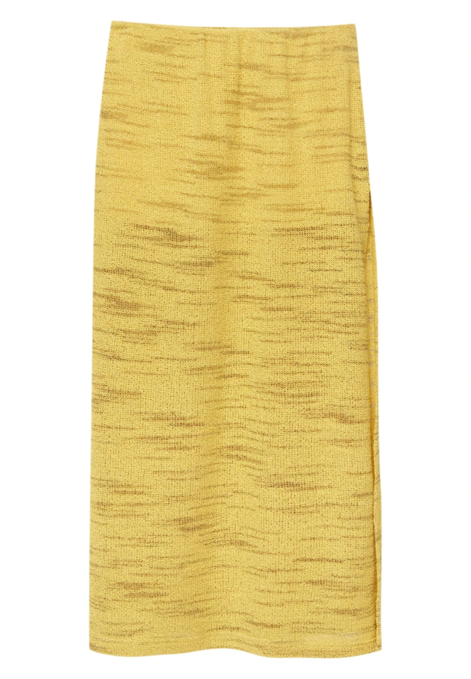 PULL & BEAR Midi - A-Lijn Rok - Yellow - Afbeelding 5