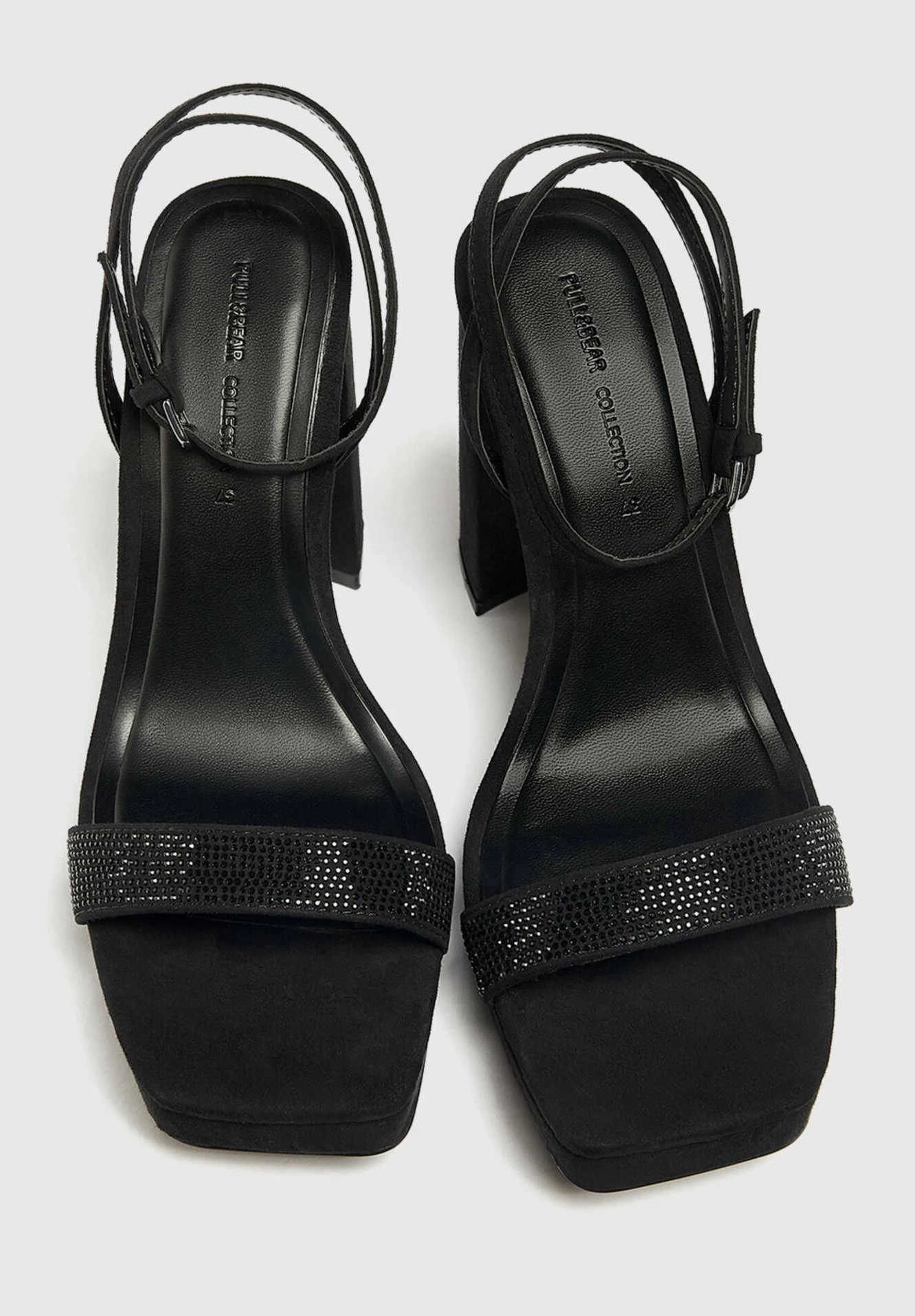 PULL & BEAR Sandalen Met Hoge Hak - Black - Afbeelding 3