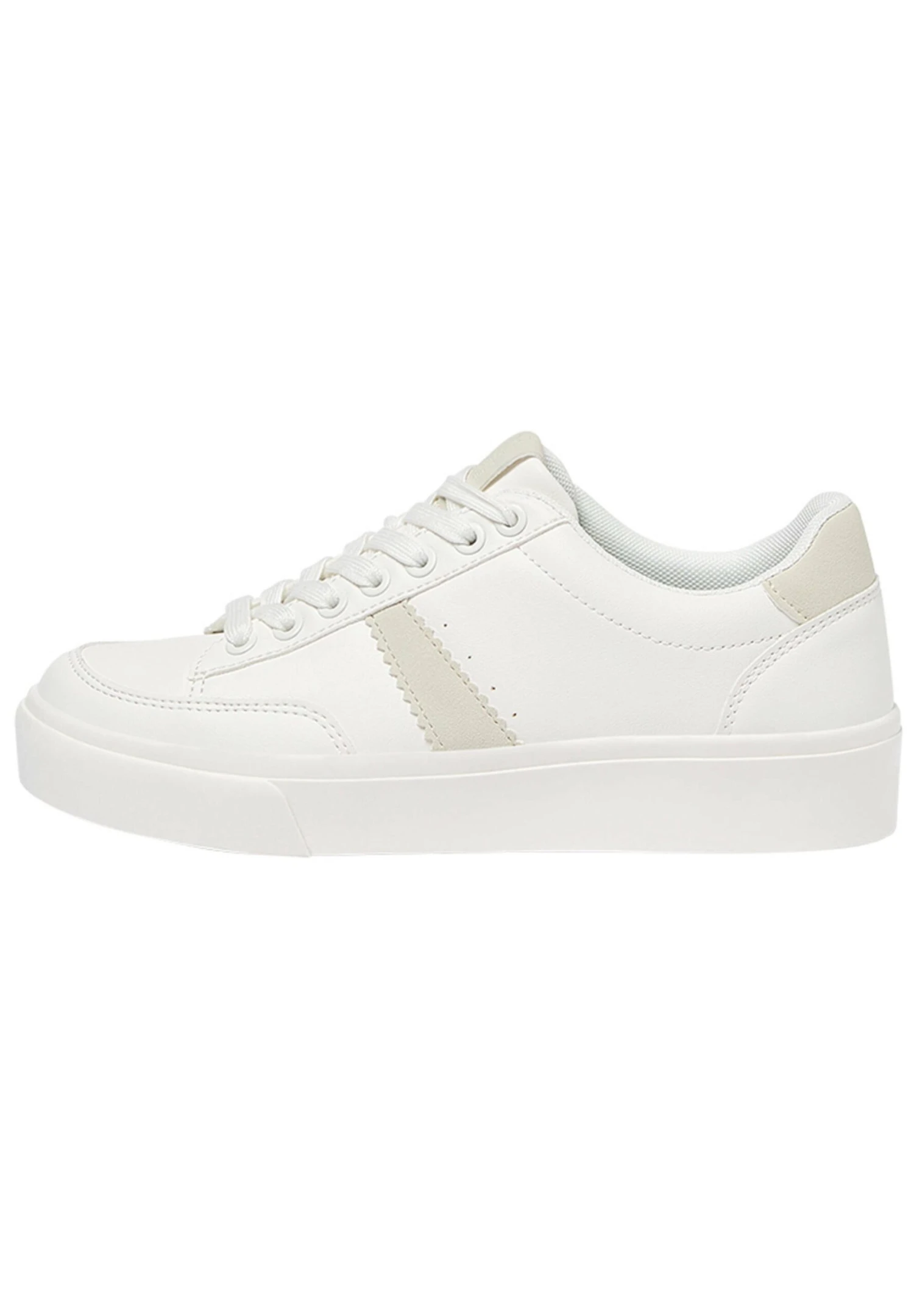 PULL & BEAR Minimalist With Side Stripe Detail - Sneakers Laag - Beige