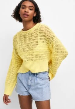 PULL & BEAR Open - Trui - Yellow