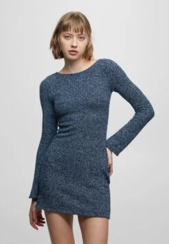PULL & BEAR Gebreide Jurk - Light Blue