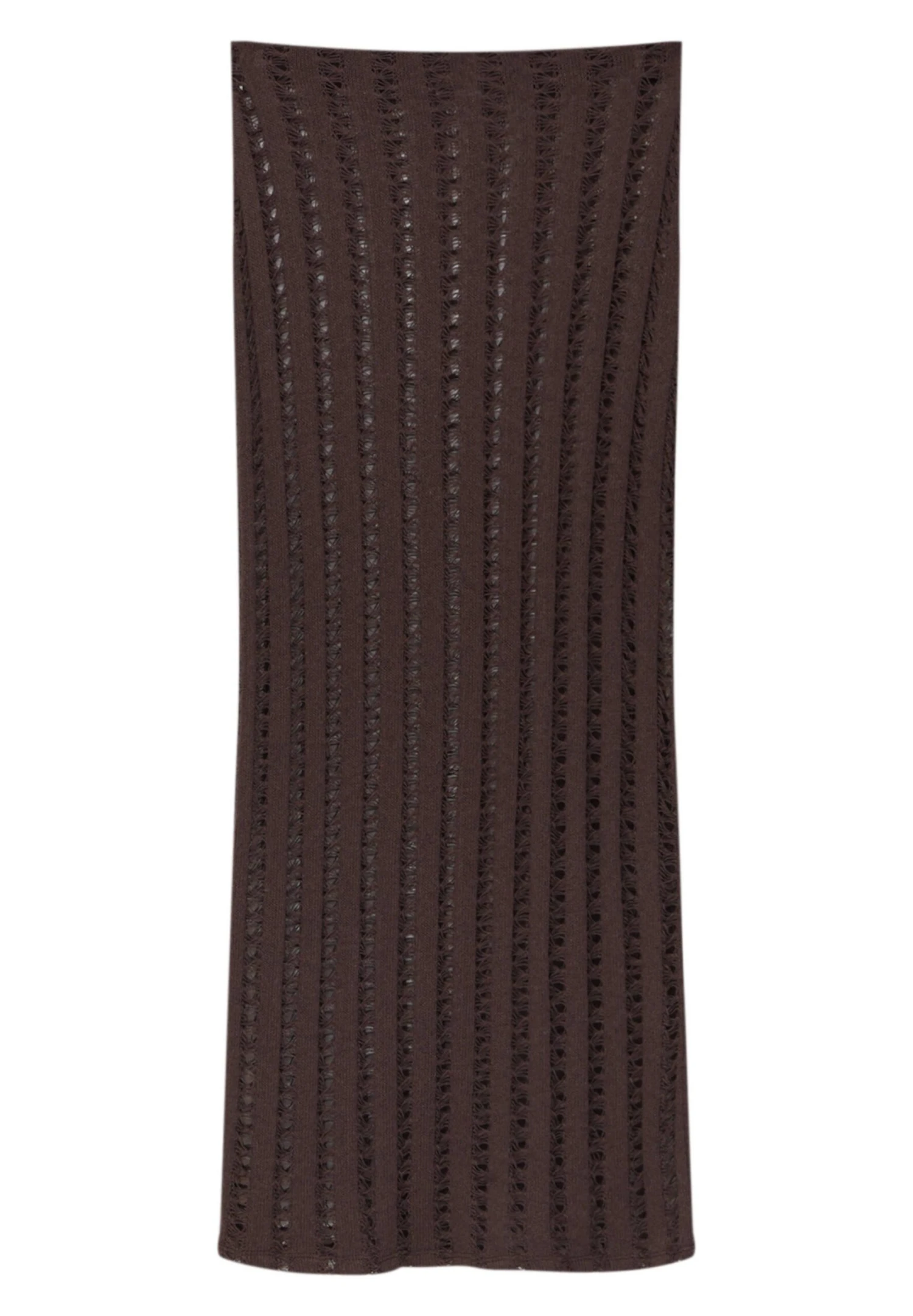 PULL & BEAR Maxirok - Dark Brown - Afbeelding 7