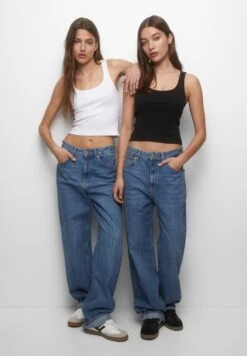 PULL & BEAR 2 Pack Of Tank- Top - Black