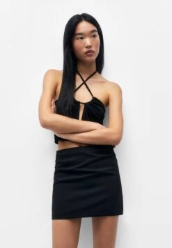 PULL & BEAR Minirok - Black