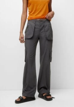 PULL & BEAR With Zips - Cargobroek - Dark Grey