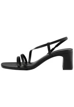 PULL & BEAR Absatz Mit Gekreuzten Riemen - Sandalen - Black