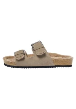 PULL & BEAR With Buckles - Muiltjes - Taupe