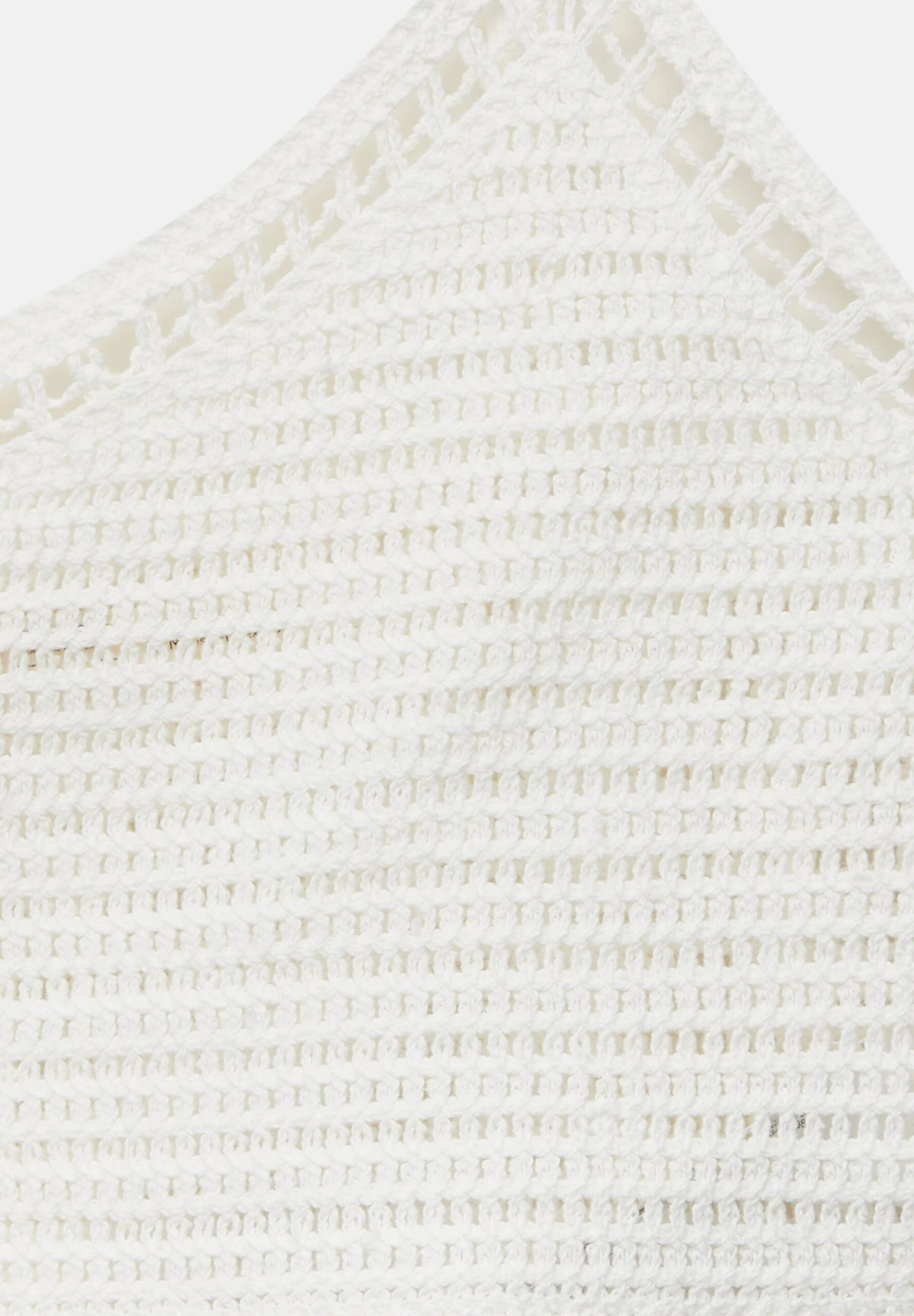 PULL & BEAR Asymmetric Crochet Crop With Tassels - Top - Beige - Afbeelding 6