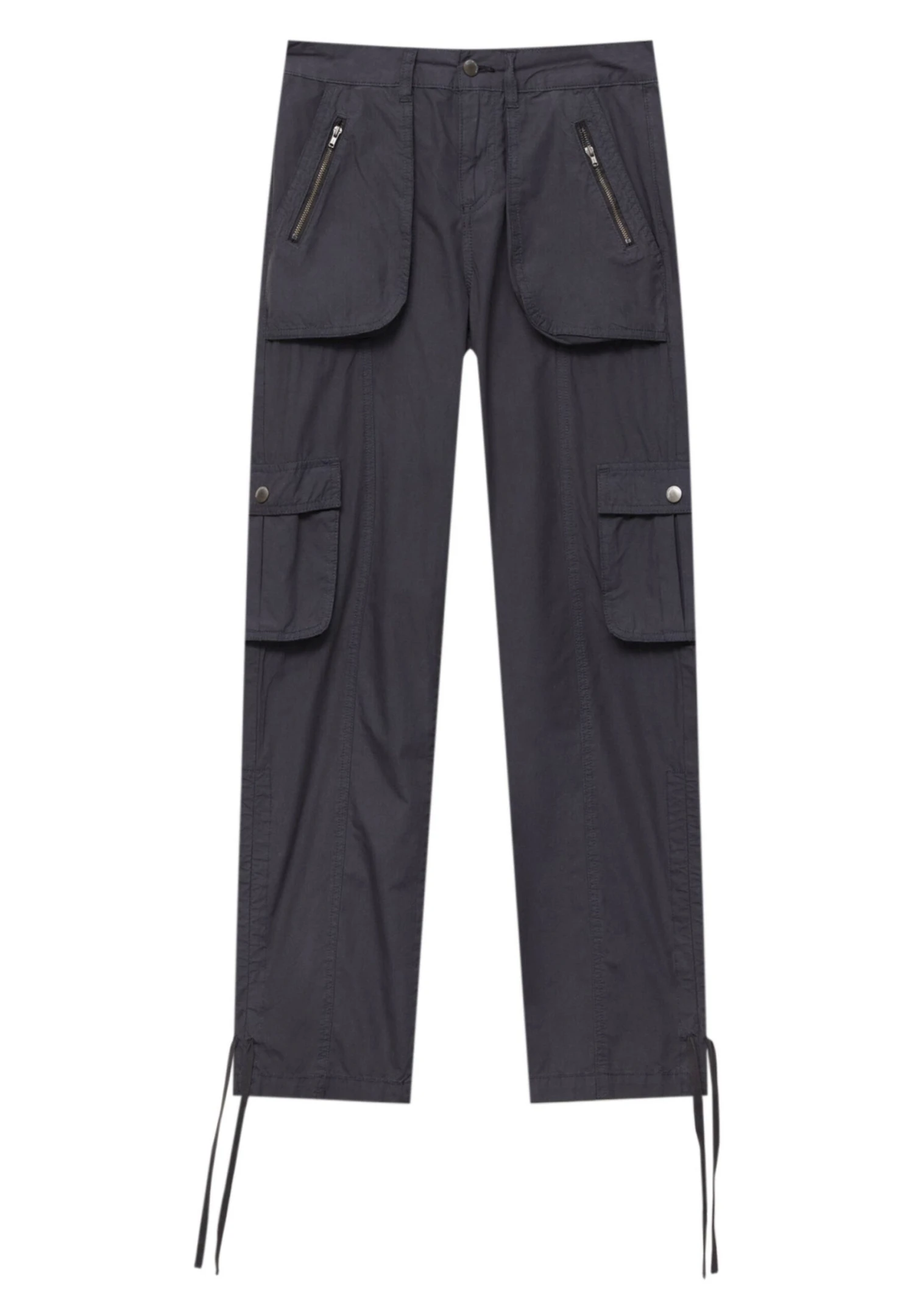 PULL & BEAR With Zips - Cargobroek - Dark Grey - Afbeelding 6