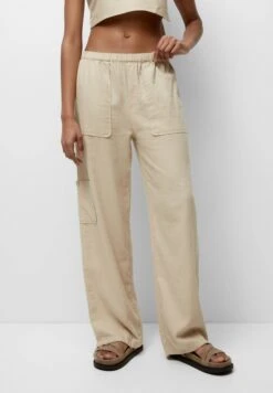 PULL & BEAR Loose-Fitting- Broek - Beige