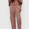 PULL & BEAR Pocket- Cargobroek - Mottled Pink