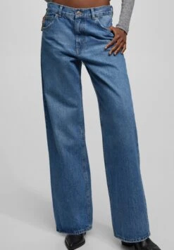 PULL & BEAR Flared Jeans - Blue Denim