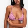 PULL & BEAR Striped - Bikinitop - Pink